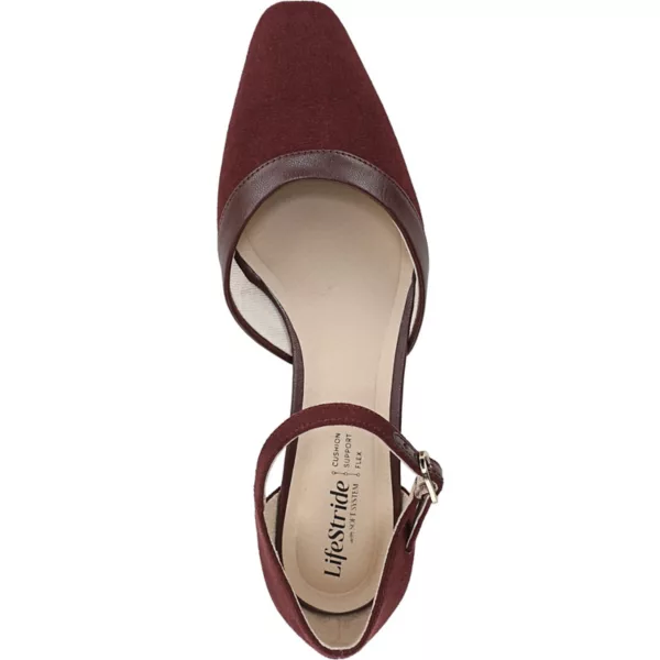 Женские туфли Leighton Lifestride, цвет wine red — фото 4