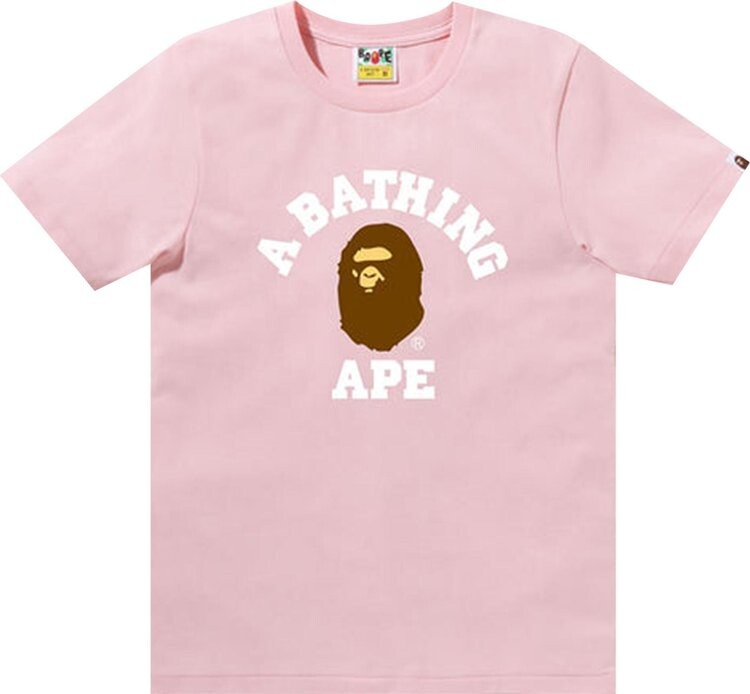 

Футболка BAPE College 'Pink', розовый