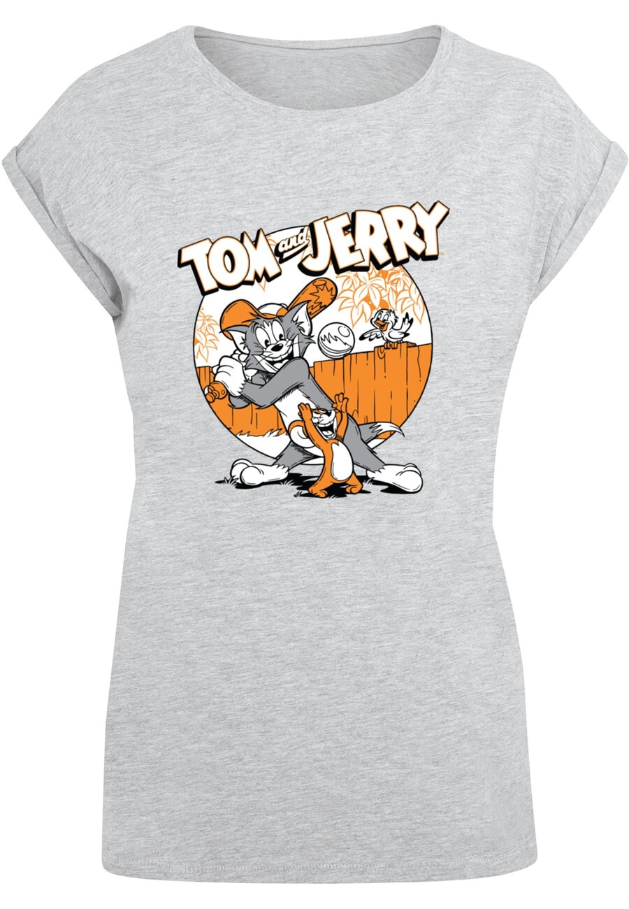 

Рубашка ABSOLUTE CULT Tom And Jerry - Baseball, светло-серый