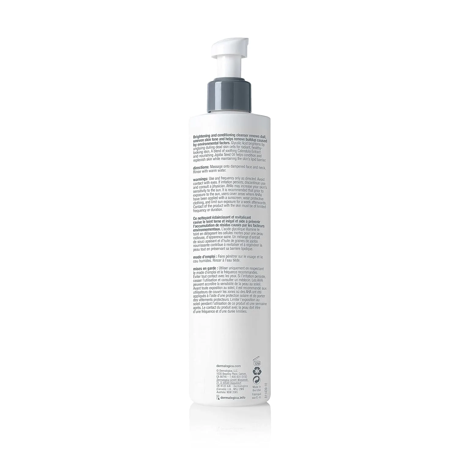 Гель для умывания Dermalogica — Очищающее средство для лица Daily Glycolic Cleanser с гликолевой кислотой и AHA-кислотами, 296 мл — фото 2