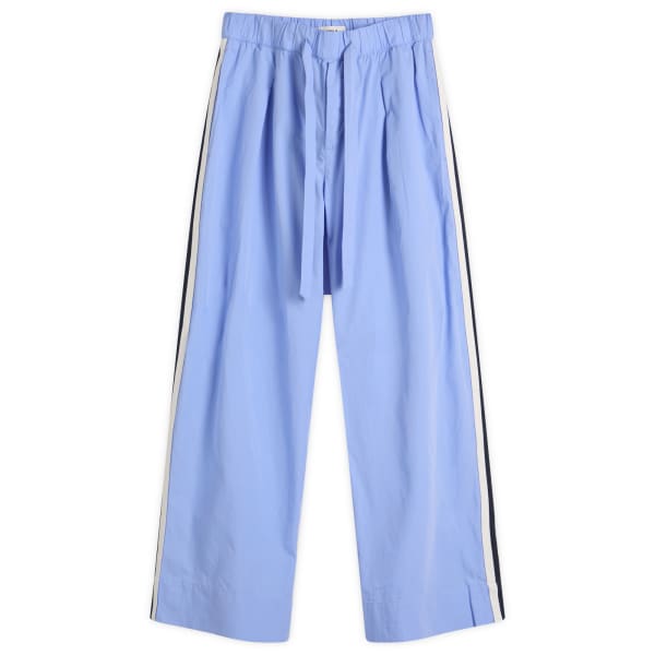 

Поплиновые спальные брюки Tekla Fabrics, цвет cornflower blue