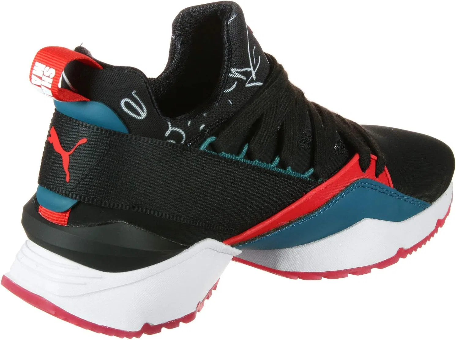 Кроссовки PUMA Muse Maia Graphic SM Black/Spiced/Coral — фото 2