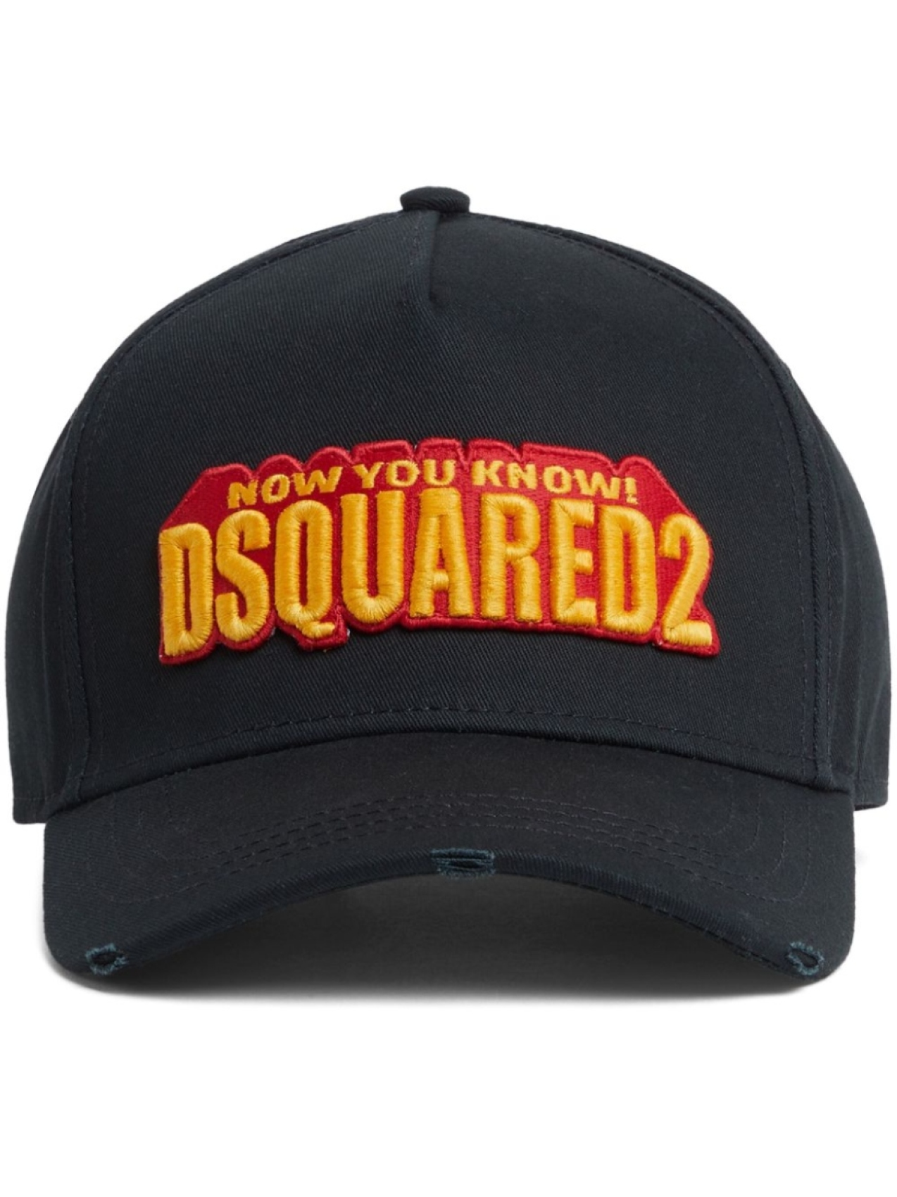 

DSQUARED2 кепка с вышитым логотипом, черный