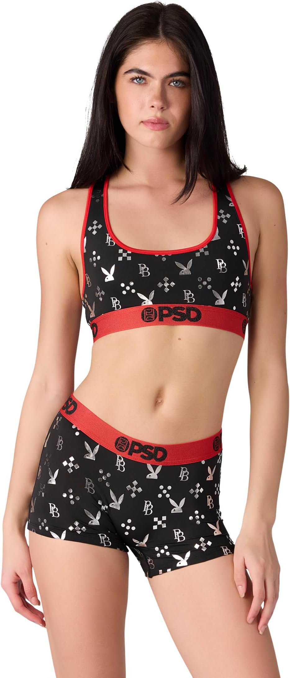 

Трусы PSD Playboy Monogram Boyshorts, цвет Multicolor
