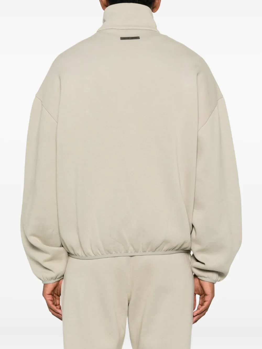 Свитшот на молнии с высоким воротником FEAR OF GOD ESSENTIALS, нейтральный — фото 4