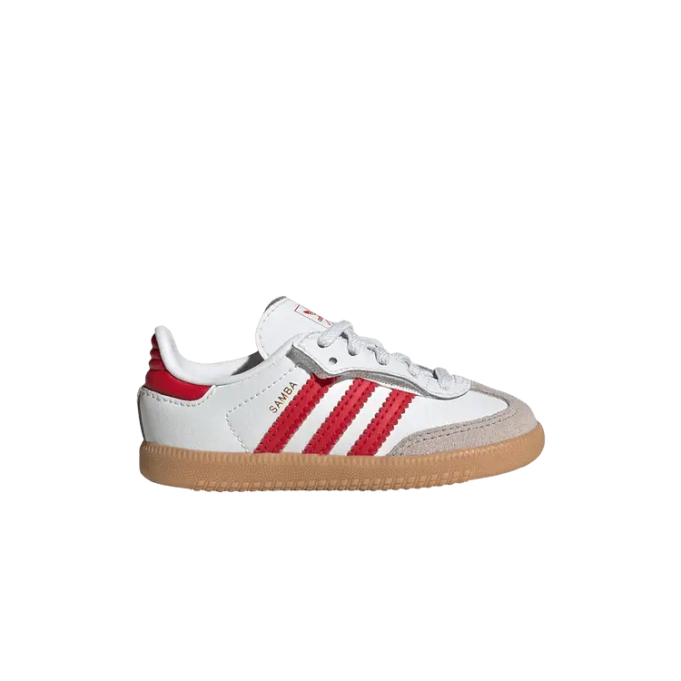

Кроссовки adidas Samba OG Comfort Closure EL I 'White Scarlet Gum', белый