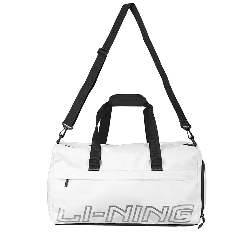 

LINING Полиэстеровая спортивная сумка унисекс черная, White
