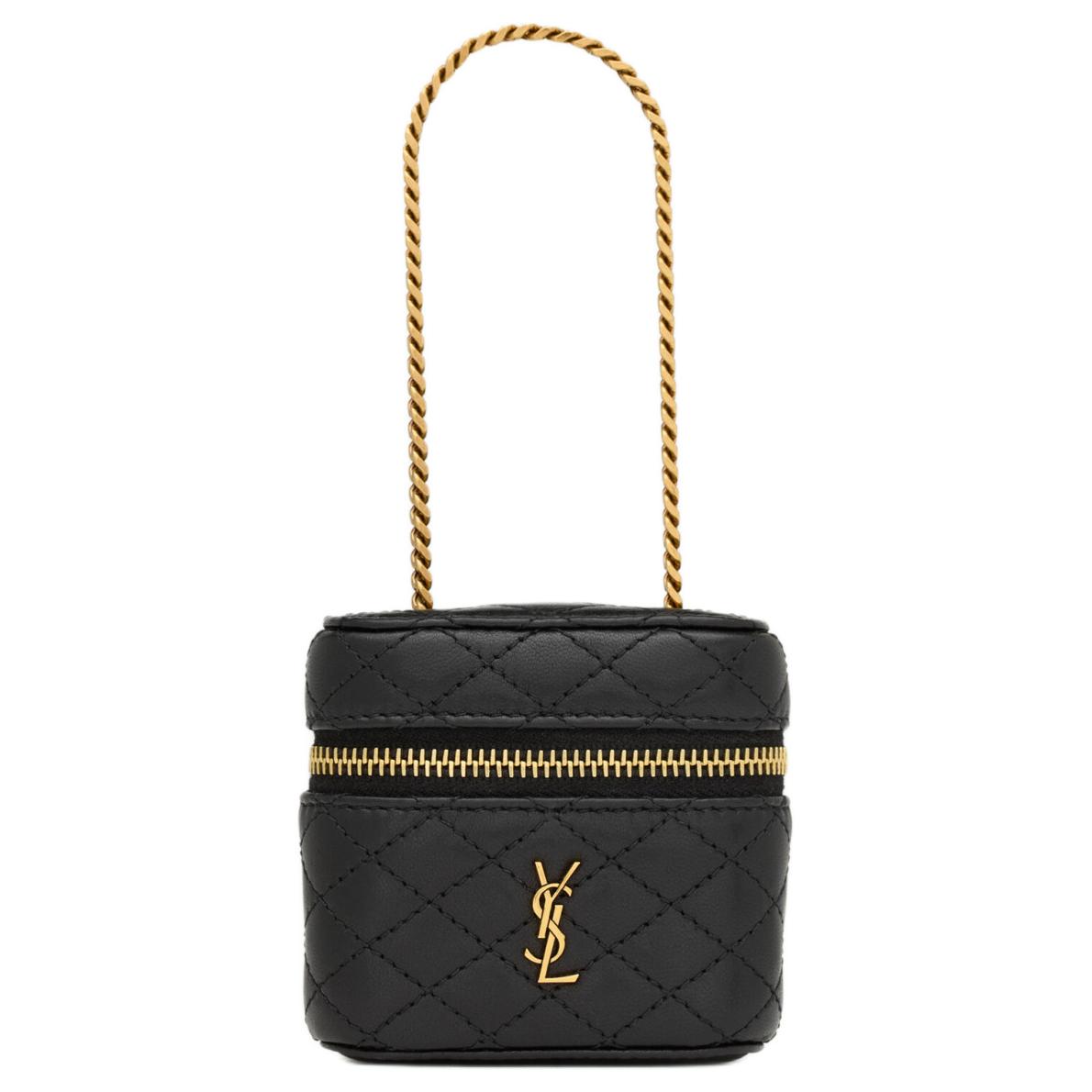 

SAINT LAURENT Миниатюрная косметичка из ягненка