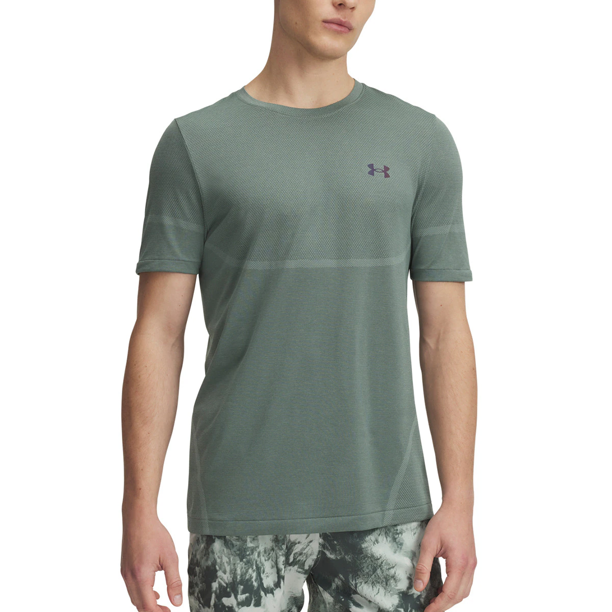 

UA Vanish Elite бесшовная мужская футболка SS Under Armour, зеленый