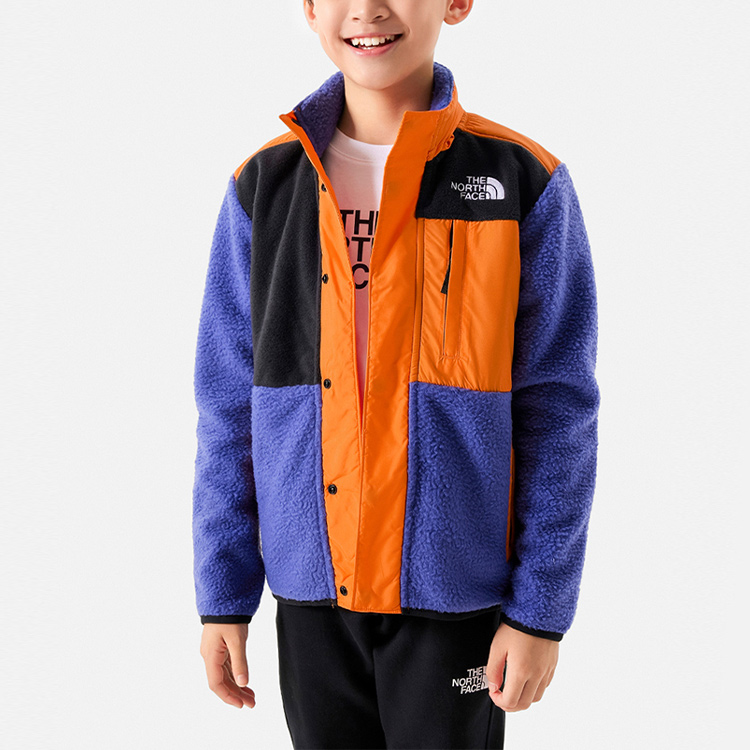 Куртка сине-фиолетовая детская THE NORTH FACE — фото 4