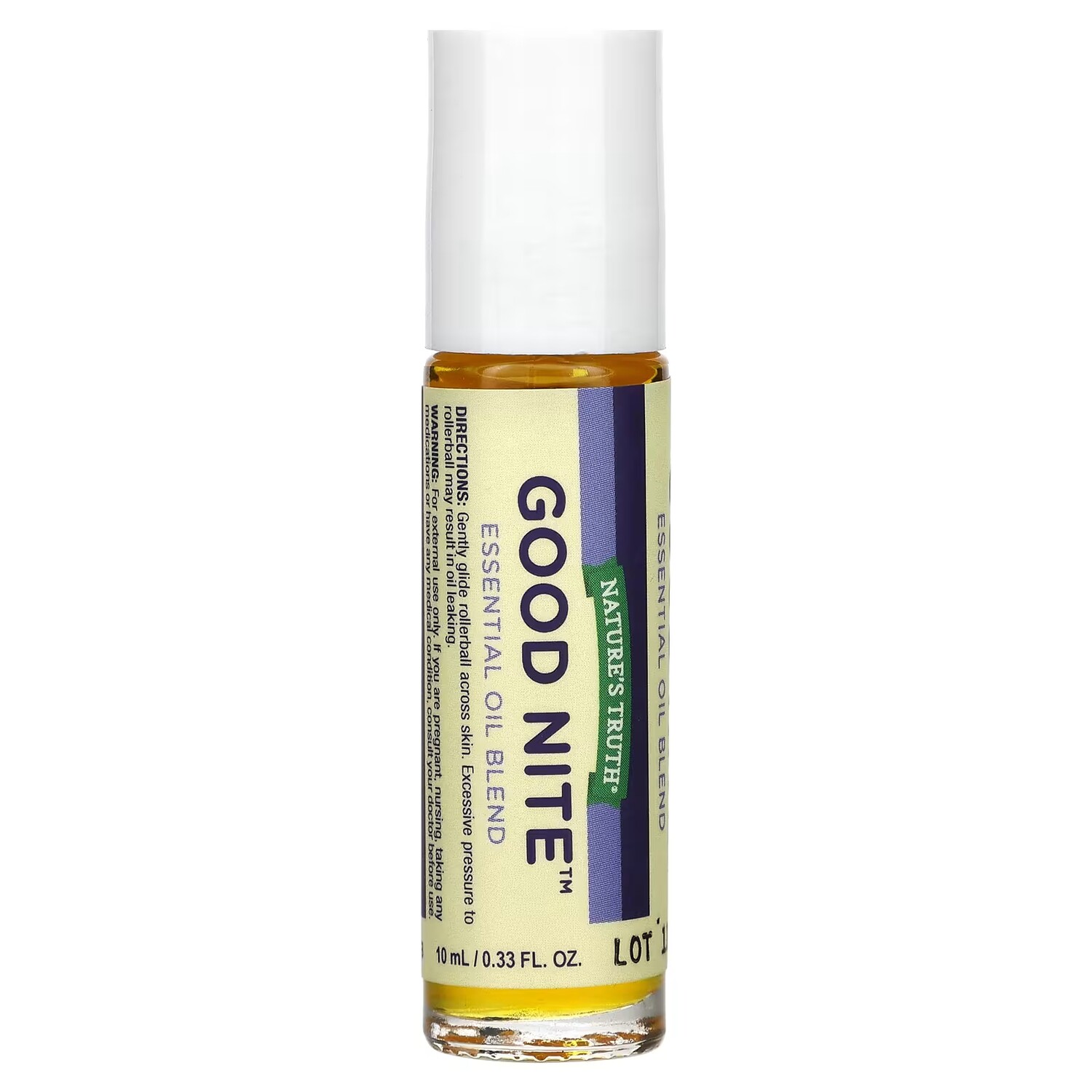 

Смесь эфирных масел Nature's Truth Roll On Good Night, 10 мл