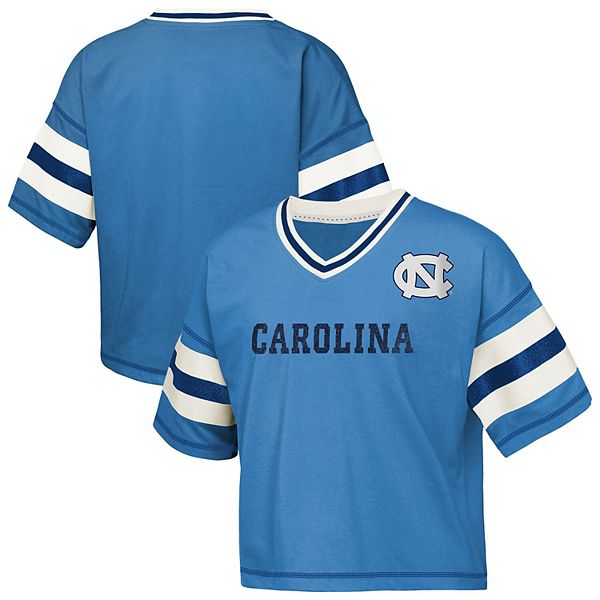 Детская футболка с v-образным вырезом Carolina Blue North Carolina Tar Heels Gridiron Outerstuff — фото 2