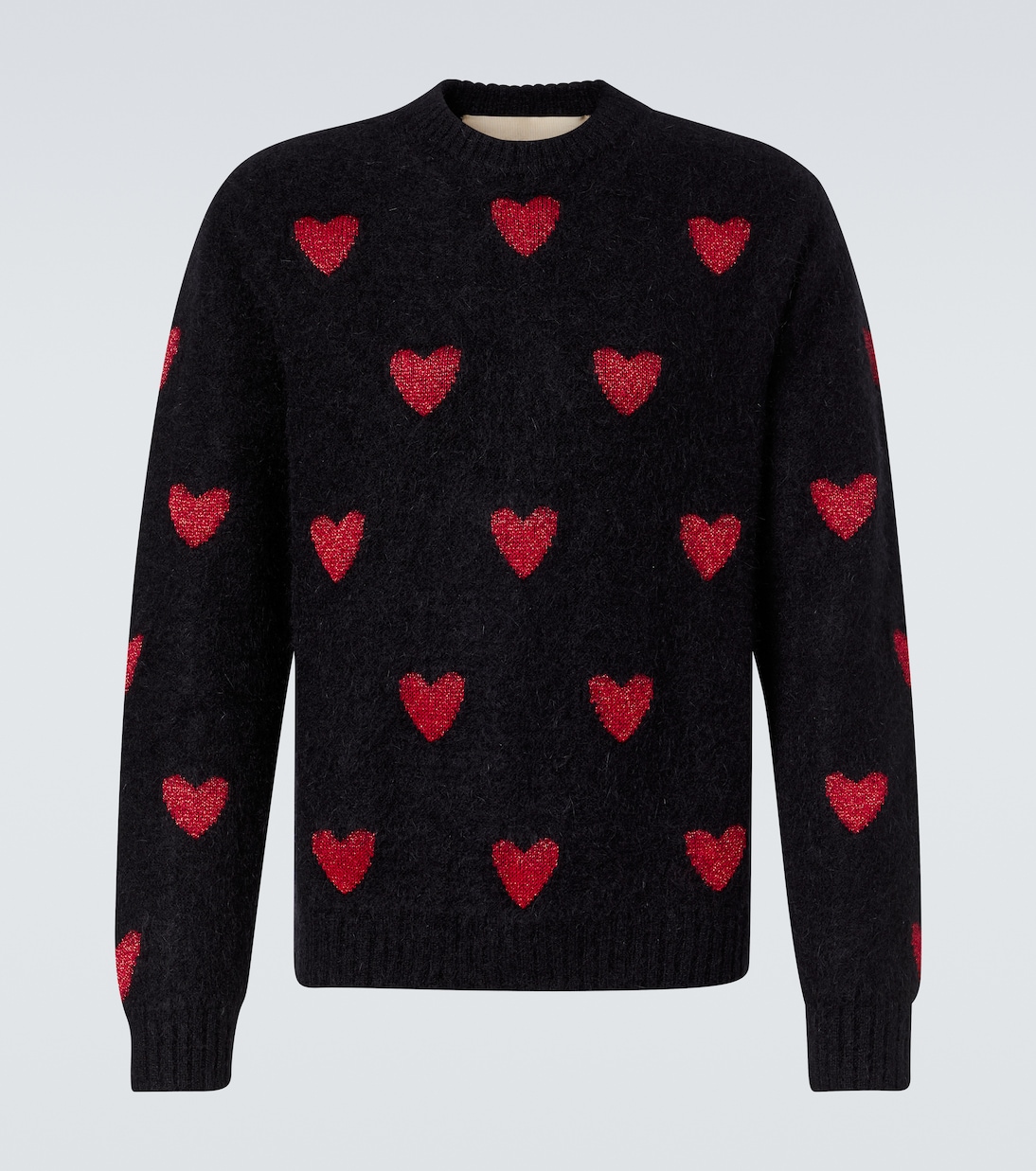 

Свитер из жаккарда ламе Valentino, Nero Red