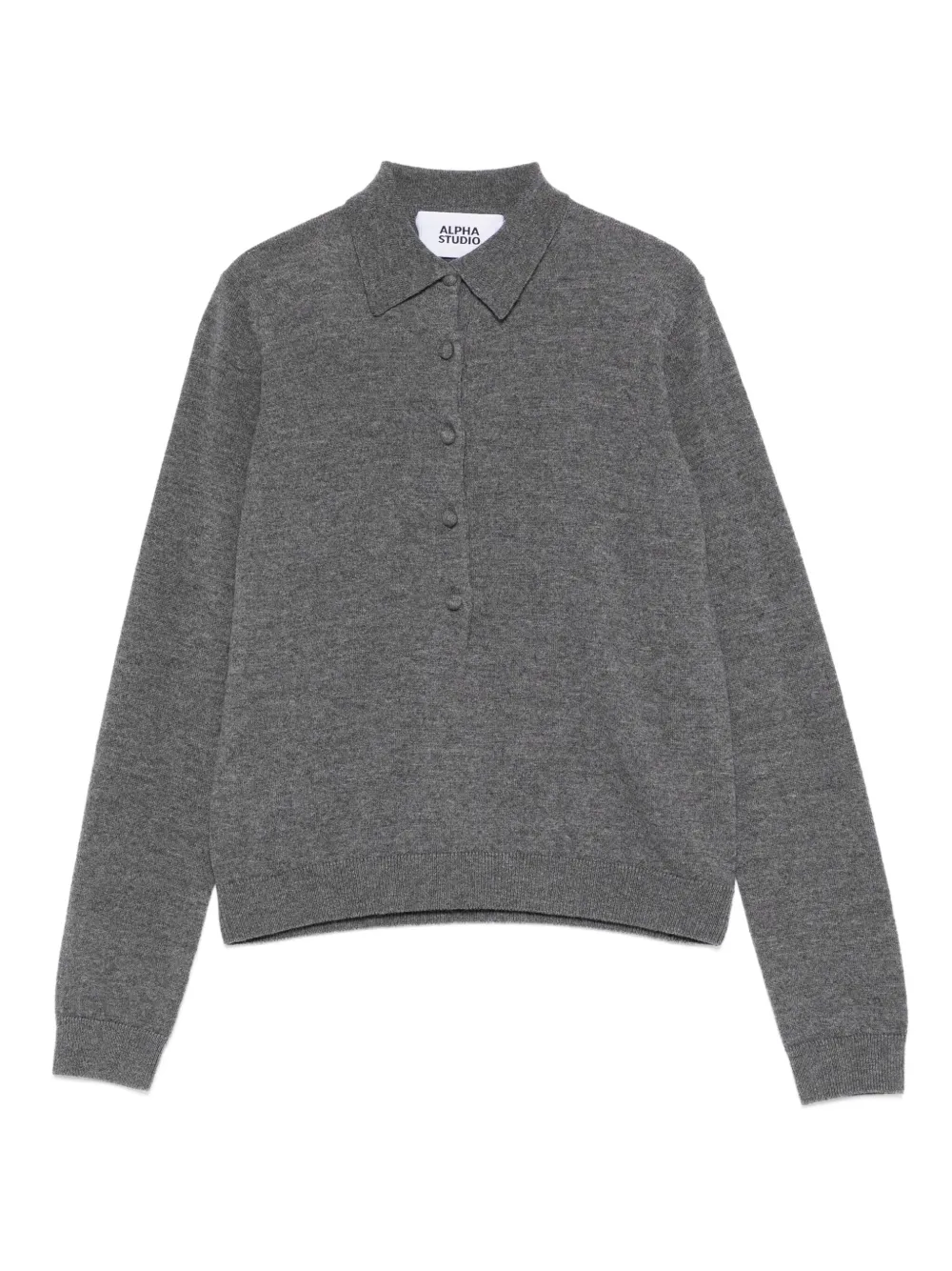 

Джемпер из тонкой вязки Alpha Studio, серый