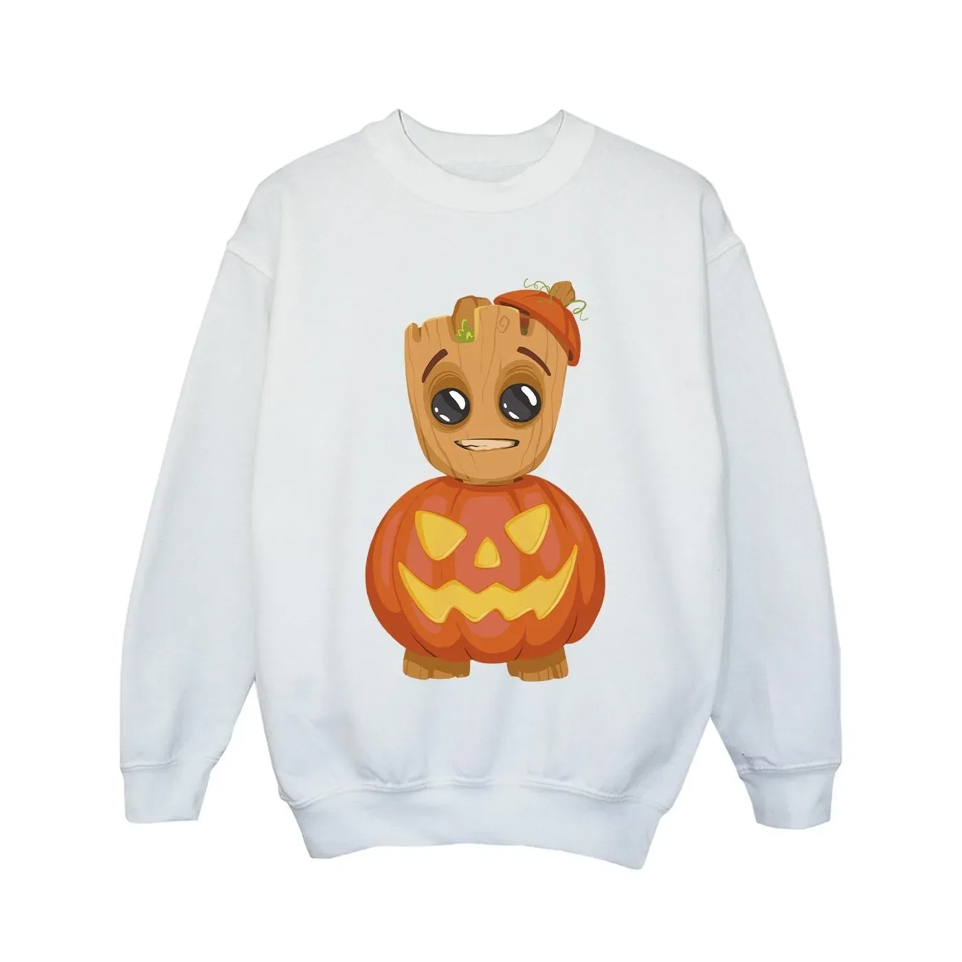 Свитшот детский Groot Pumpkin Marvel, белый