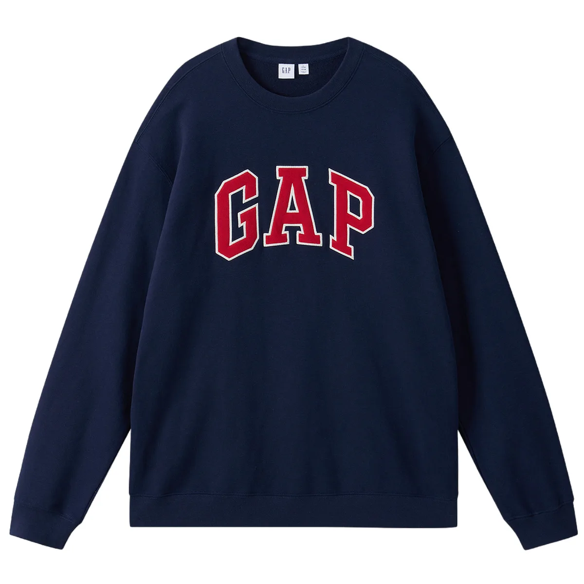 Свитшот Unisex Crew Neck Moderate GAP, фиолетовый — фото 3
