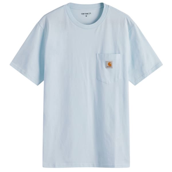 

Футболка с карманом Carhartt Wip, цвет air sky