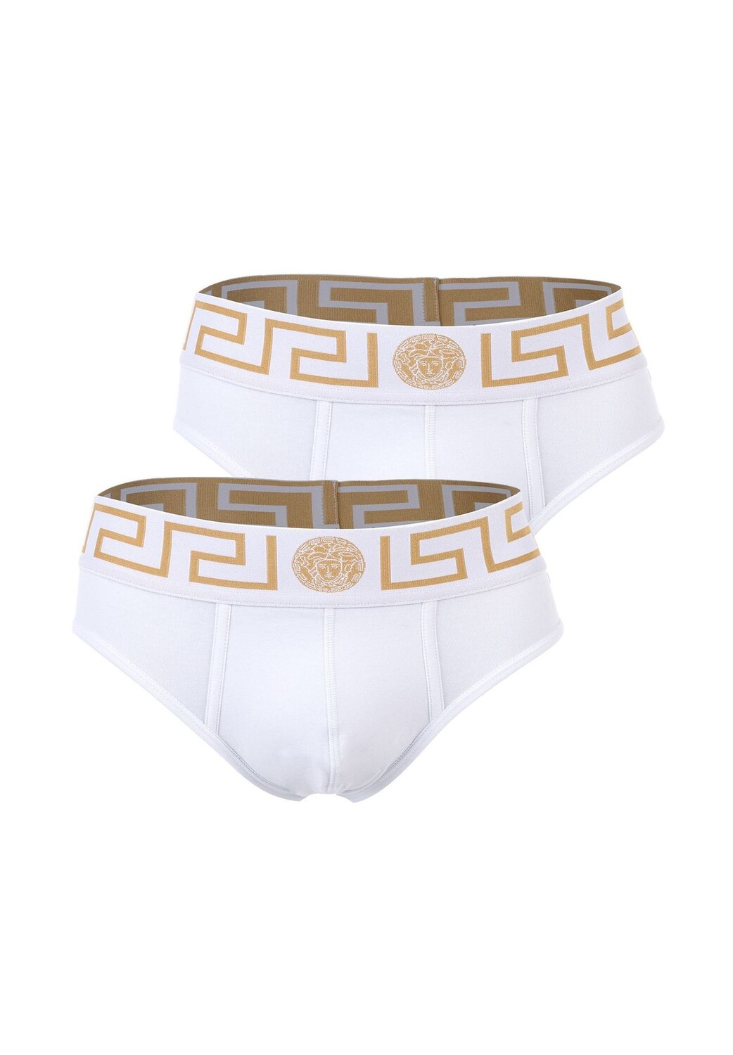 

Трусы мужские, 2 шт - TOPEKA, хлопок, однотонные VERSACE, белый