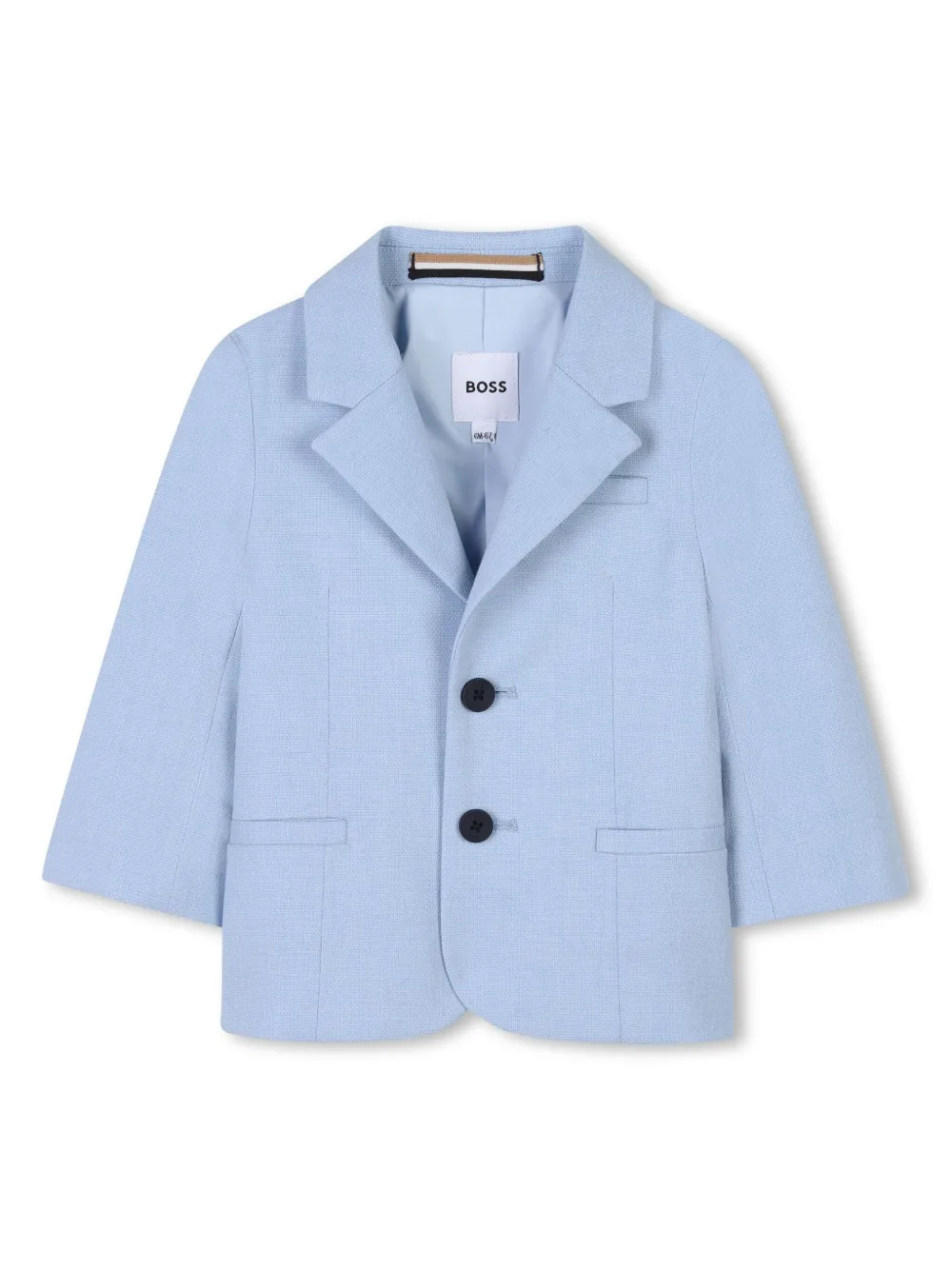 

Однобортный блейзер BOSS Kidswear, синий