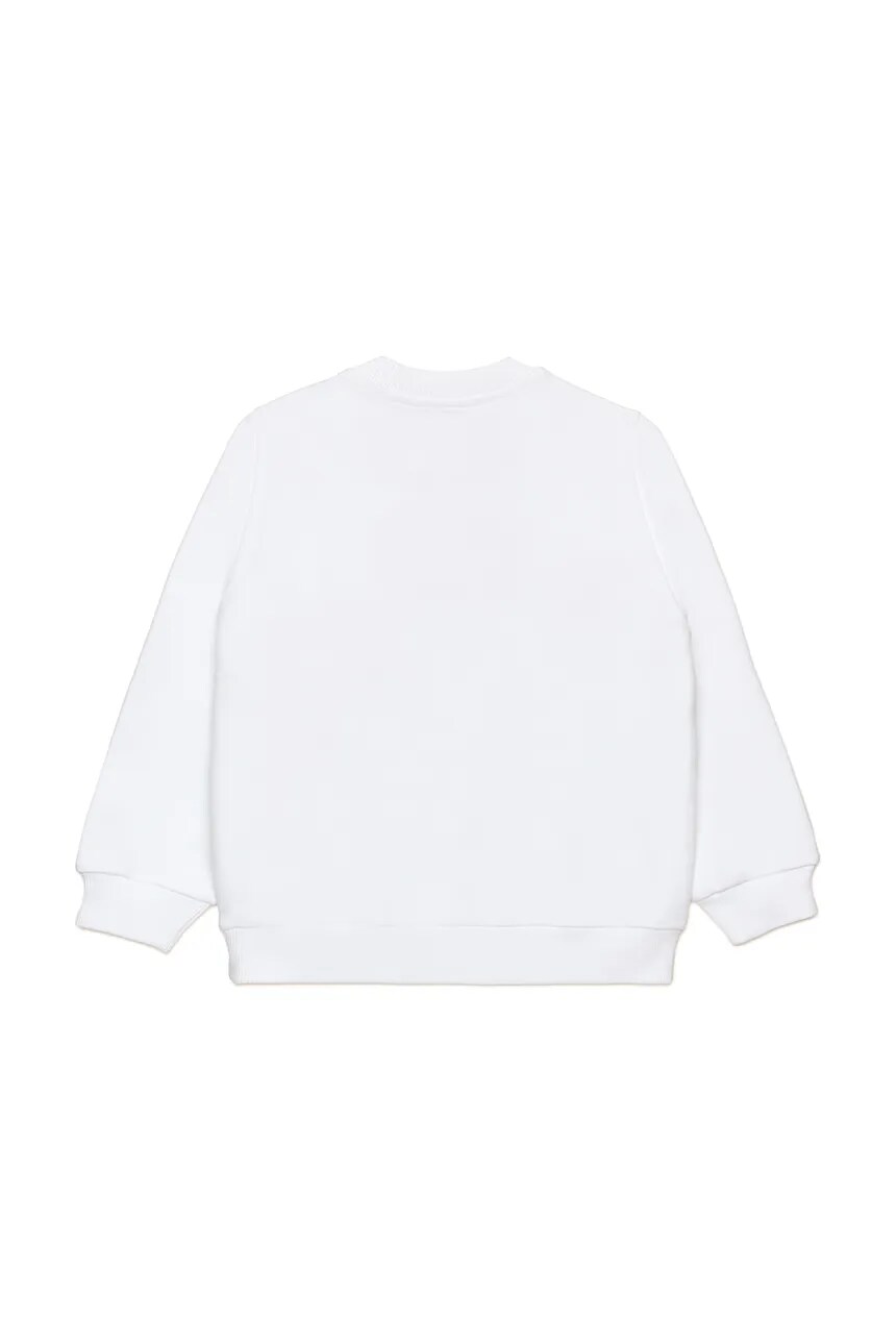 Детская толстовка из хлопка SCACUORE Sweat-Shirt Diesel, белый — фото 3