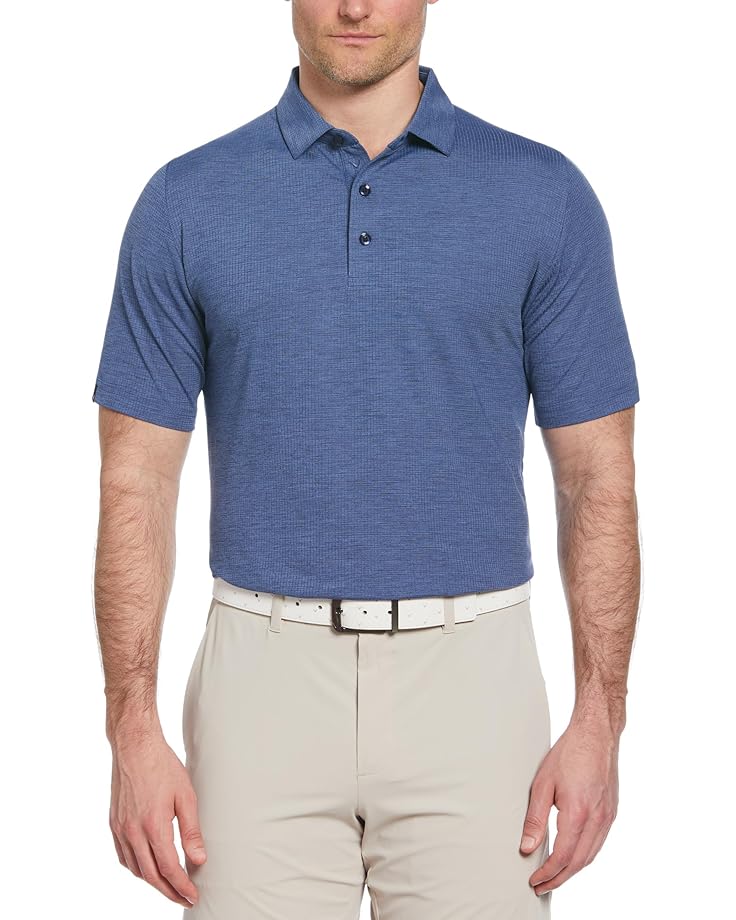 

Поло Callaway Classic Jacquard Short Sleeve Polo, цвет Peacoat