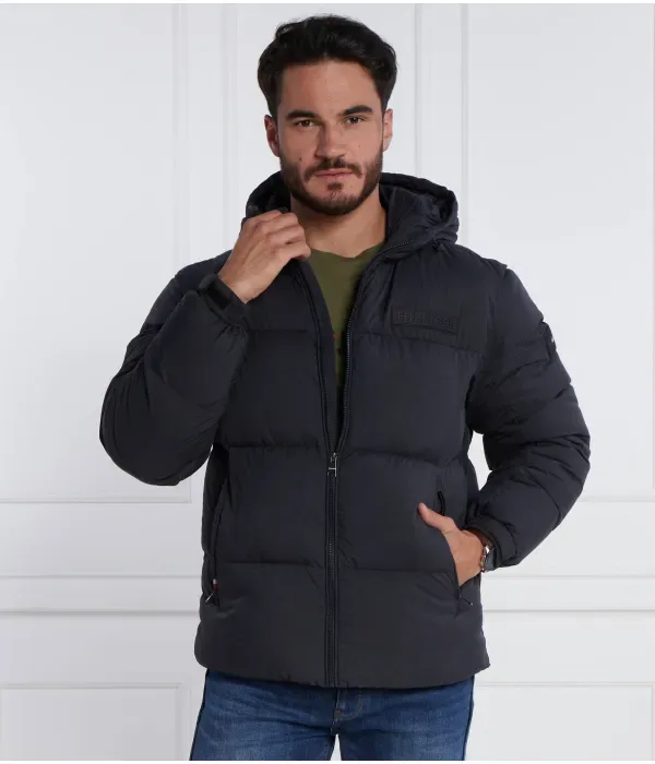 Пуховая куртка с капюшоном "Нью-Йорк" regular fit Tommy Hilfiger, темно-синий — фото 3