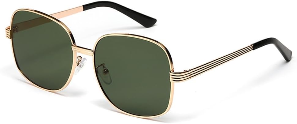 

Ретро солнцезащитные очки для женщин и мужчин, металлические солнцезащитные очки в винтажном стиле с защитой от УФ-излучения UV400 для использования на открытом воздухе generic, Green