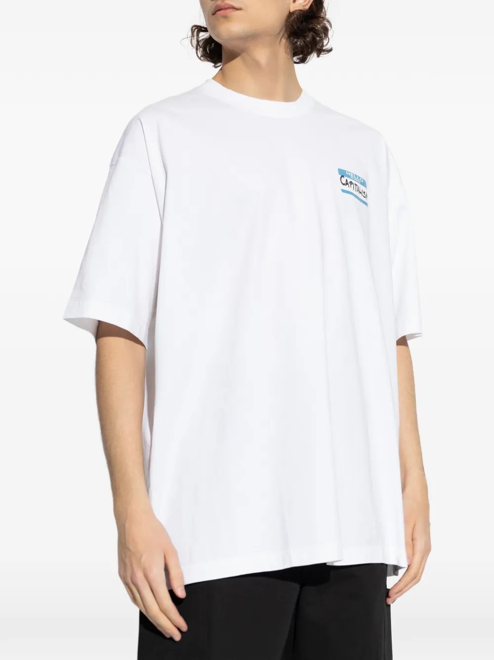 Футболка «My Name Is» Vetements, белый — фото 3