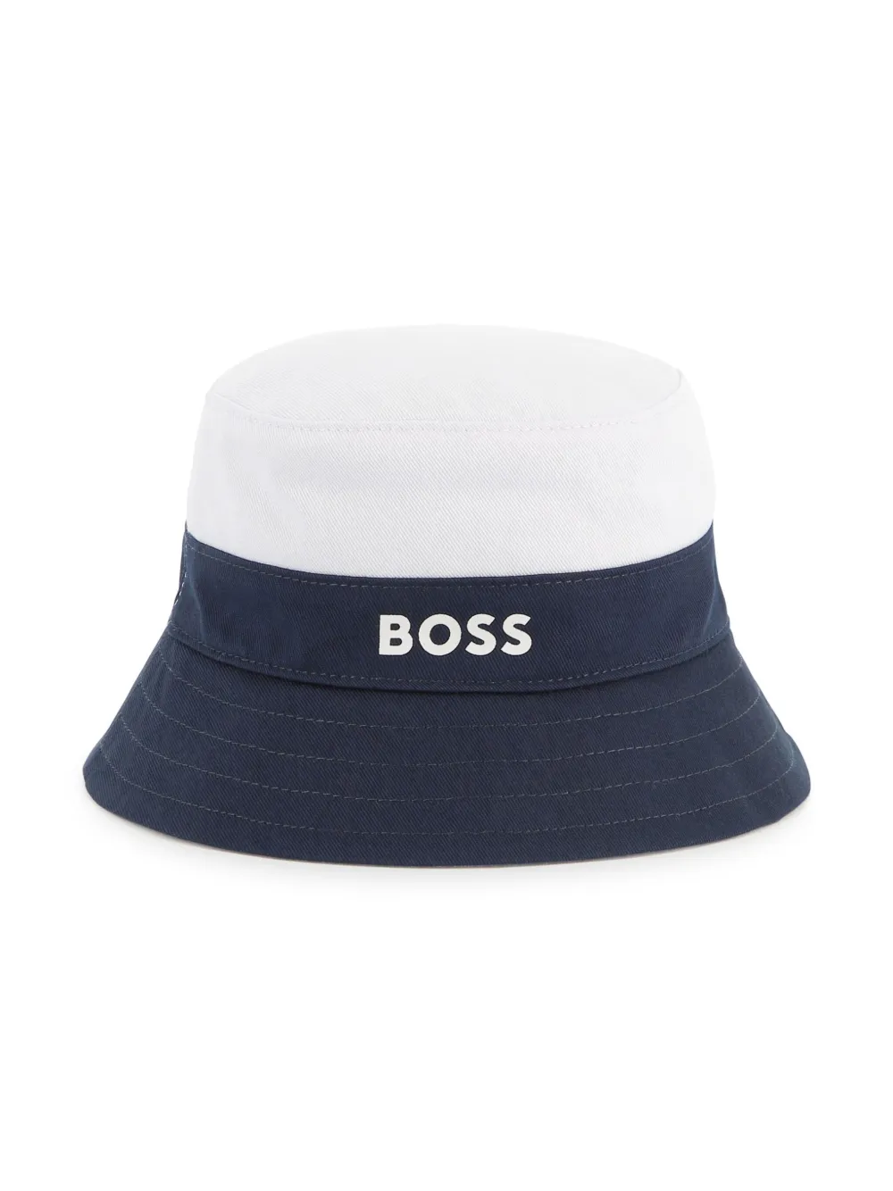 

Панама с логотипом BOSS Kidswear, синий