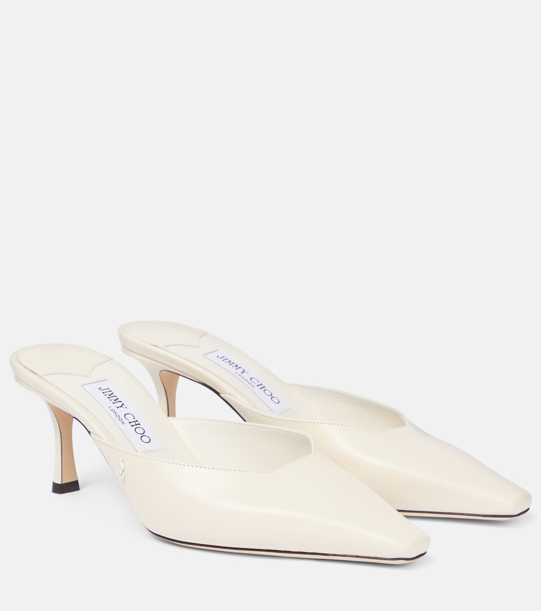 Кожаные мюли Vivi 65 Jimmy Choo, Latte