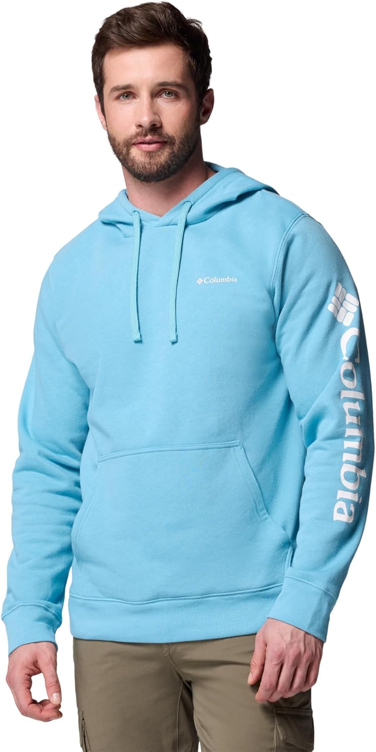 

Куртка-толстовка Columbia мужская Trek Hoodie, Vintage Blue/Csc Sleeve Logo