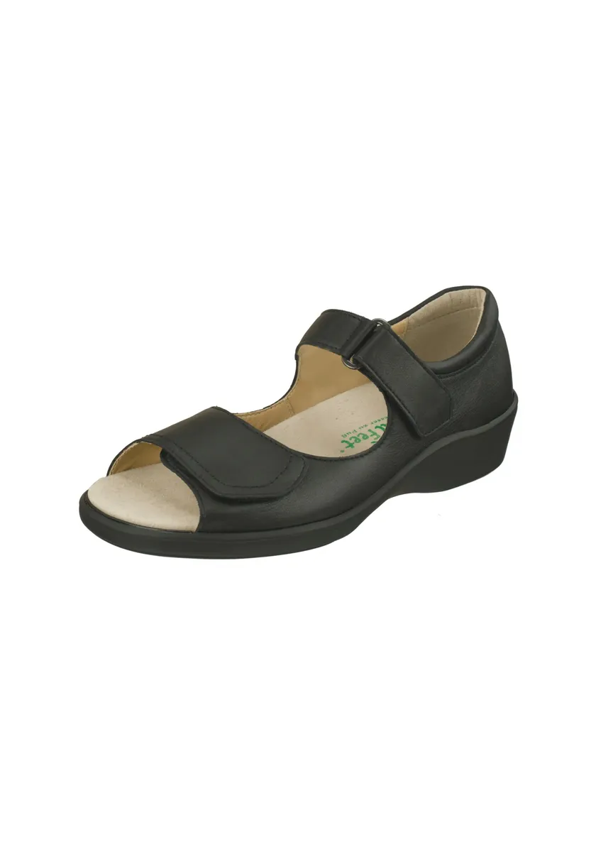 Сандалии Natural Feet "Tunis" с амортизирующей подошвой из полиуретана, черный