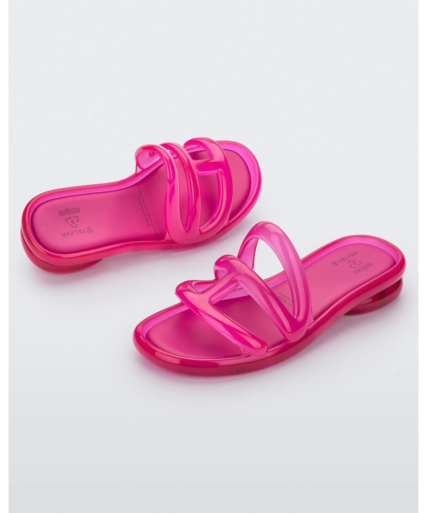 Унисекс сандалии Melissa X Telfar Jelly Slide розовые