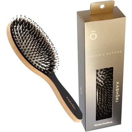 

T4B Kashhoki Touch Of Nature Деревянная щетка для волос овальная, Tb Tools For Beauty