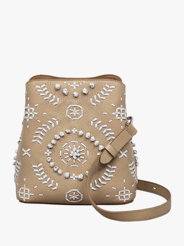 

Кожаная сумка кросс-боди с вышивкой dukes place Radley, Stone