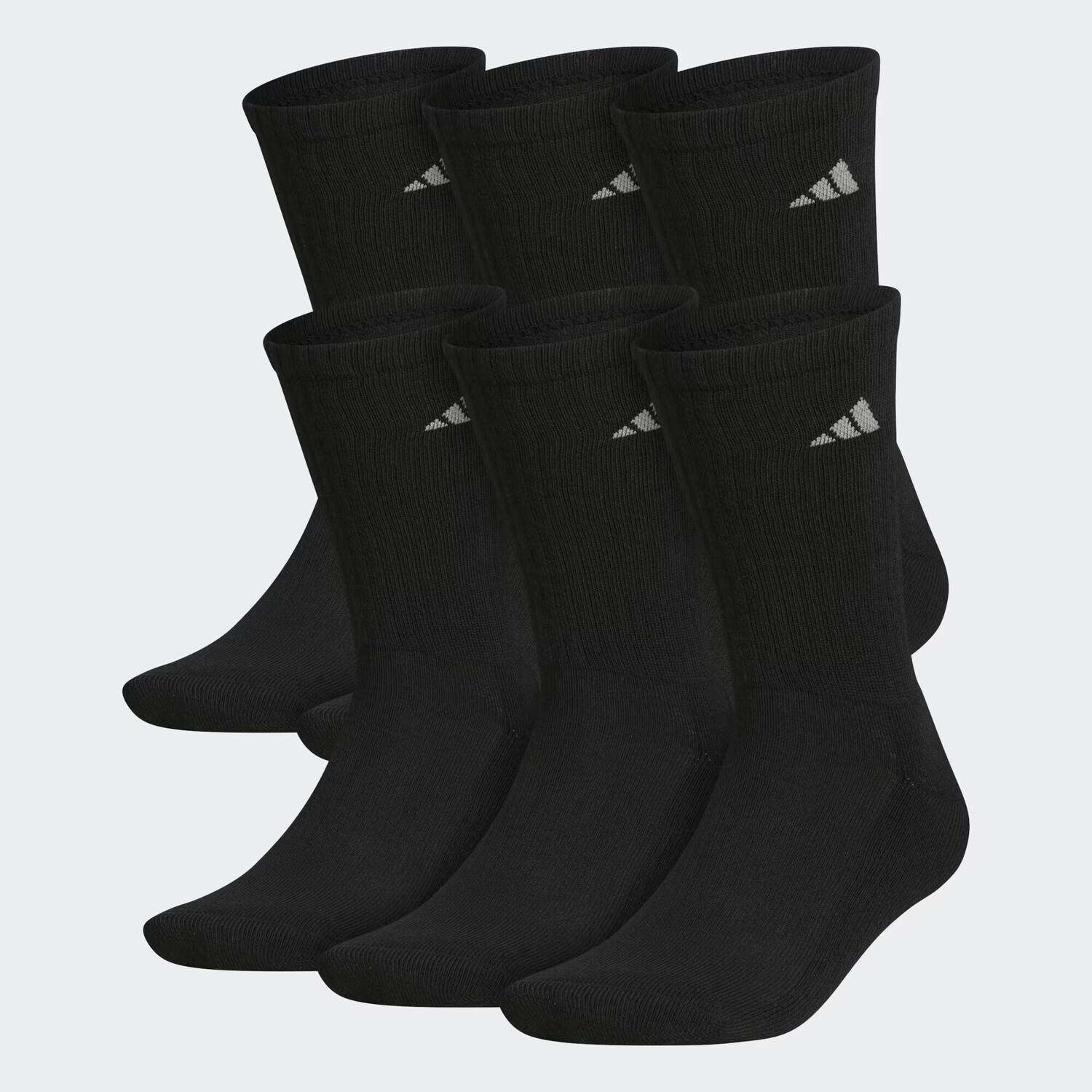 

Спортивные мягкие носки для экипажа, 6 пар Adidas, Black
