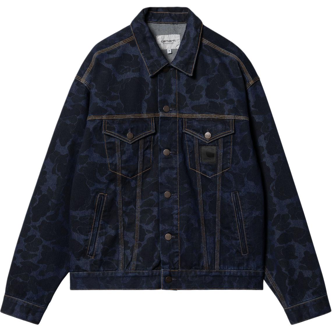 

Carhartt WIP Куртка Helston с камуфляжным принтом "Утка", Blue