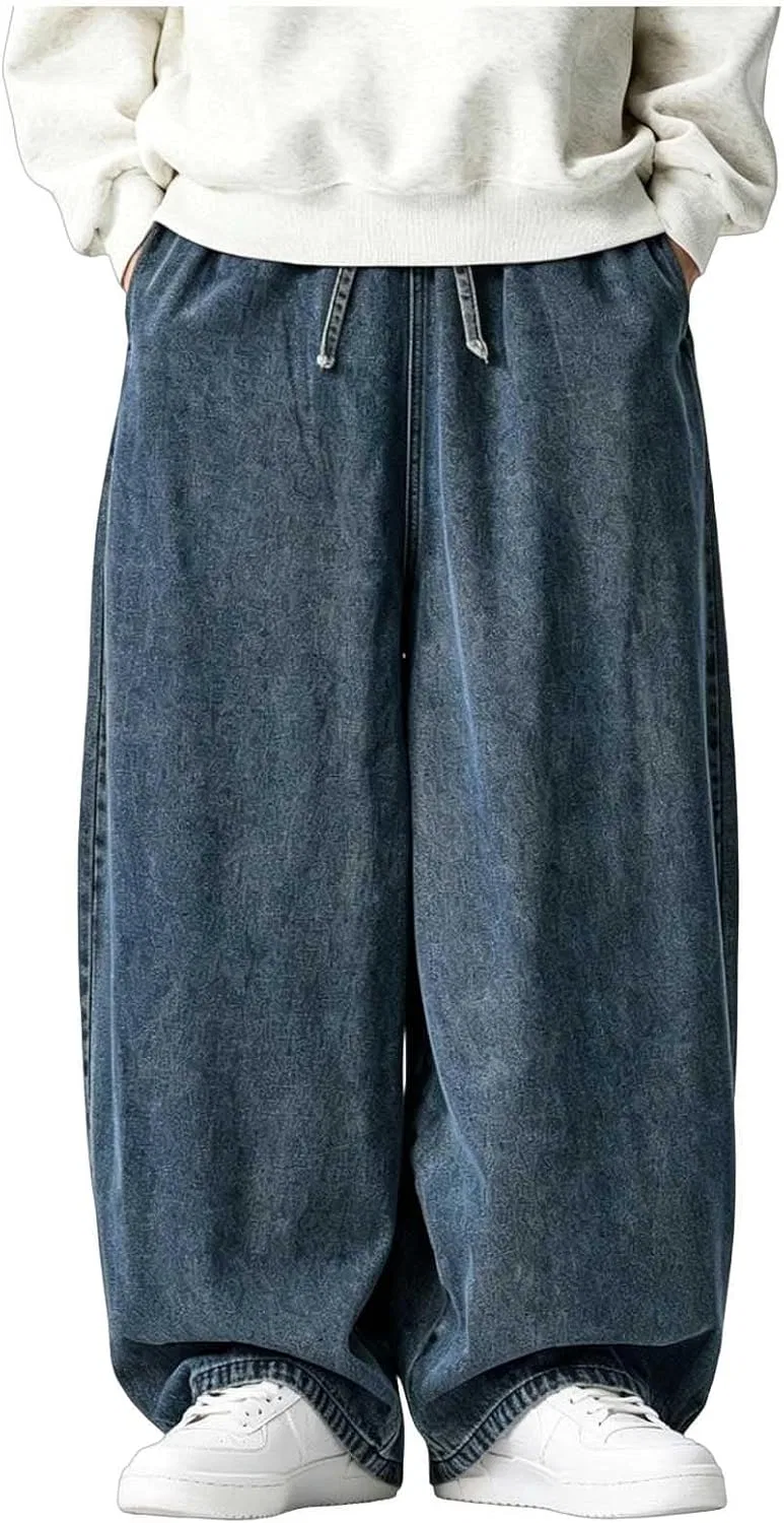 Джинсы с эластичным поясом, Dark Blue