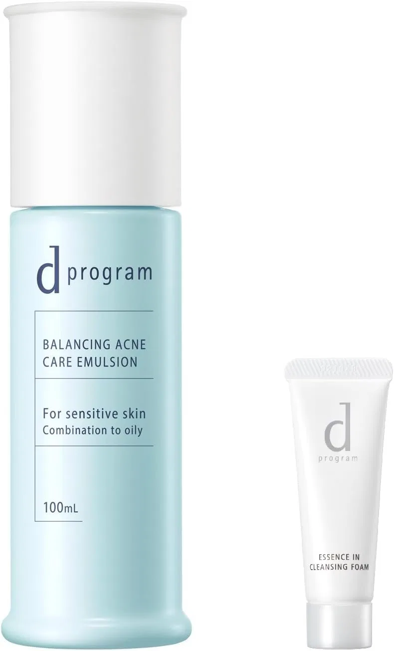 Набор для ухода за кожей D Program Balance & Acne Care Эмульсия 100 мл + Очищающее средство 20 г