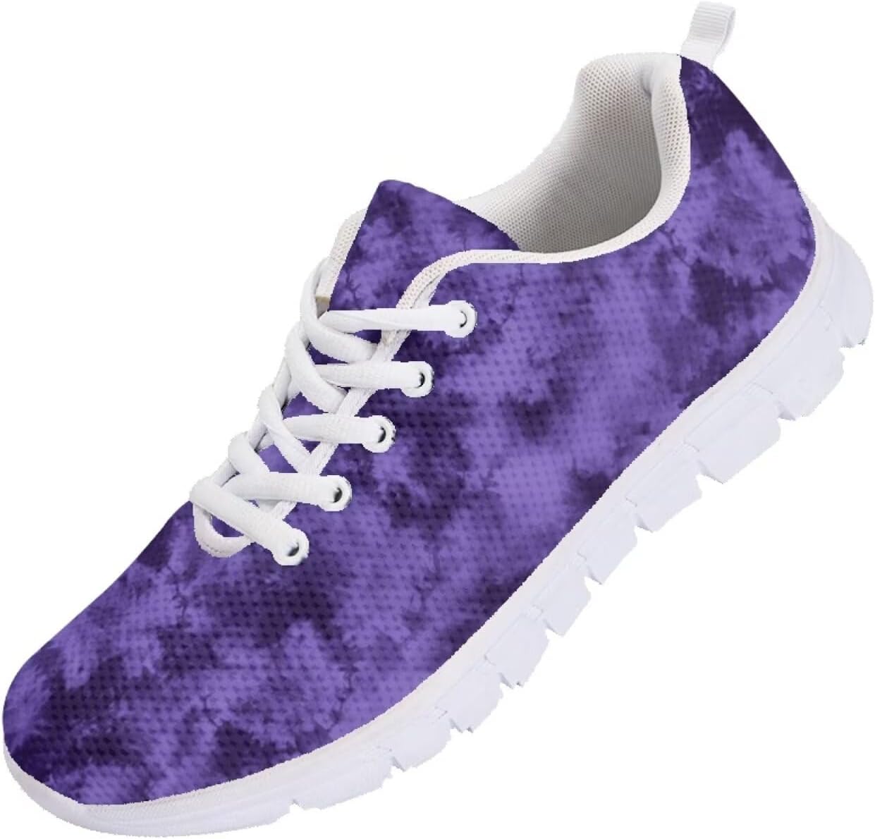 

Мужские кроссовки Funnydude Funny Print для ходьбы, удобные, дышащие, с сеткой, повседневные, фиолетовый