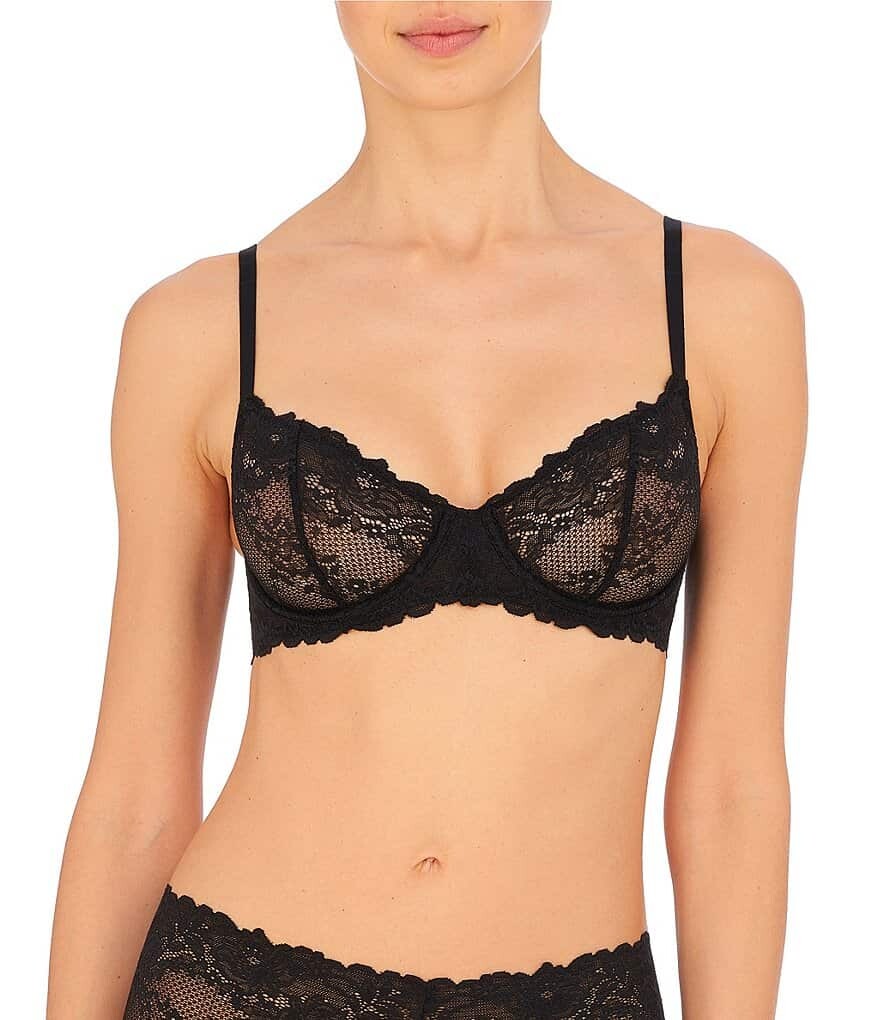 

Бюстгальтер-трансформер-балконет Natori Heavenly, черный