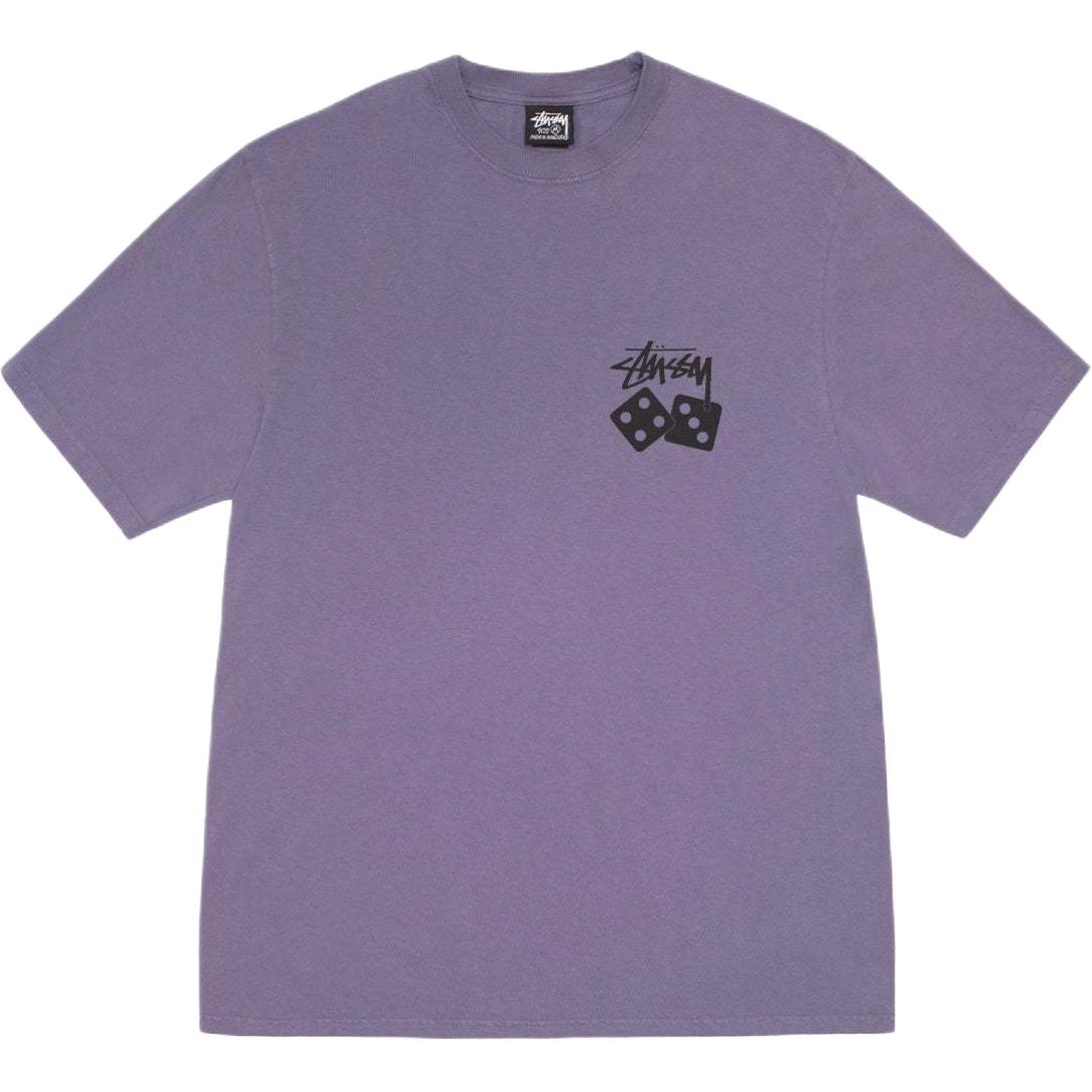 Футболка Dice pigment-dyed Stussy, желтый — фото 4