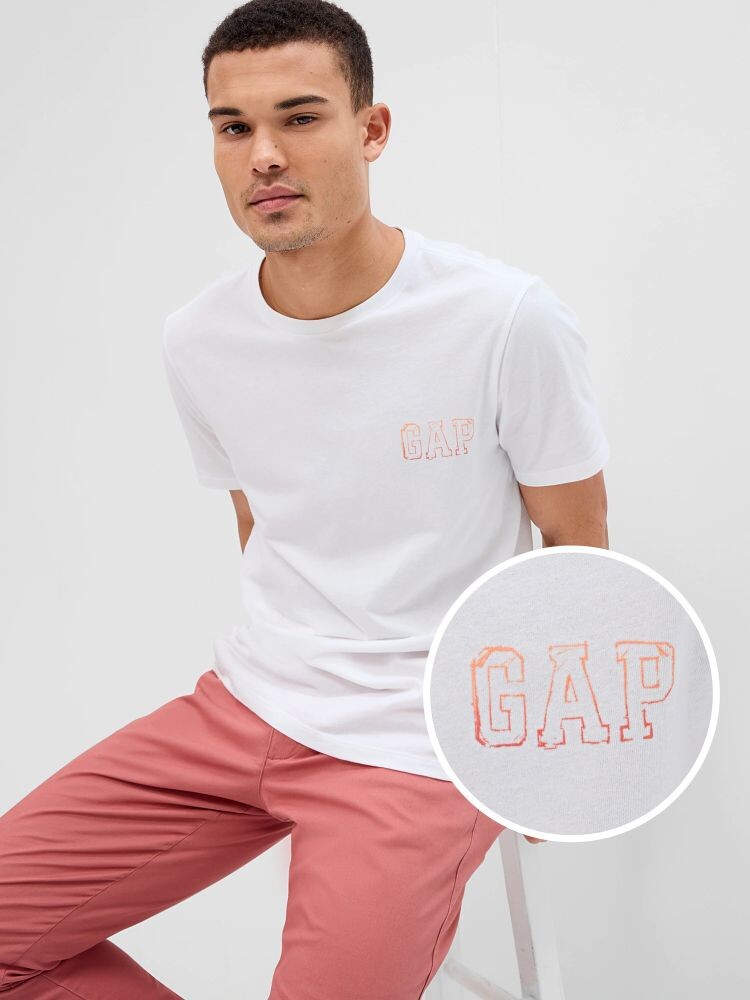 

Футболка с логотипом Gap, белый