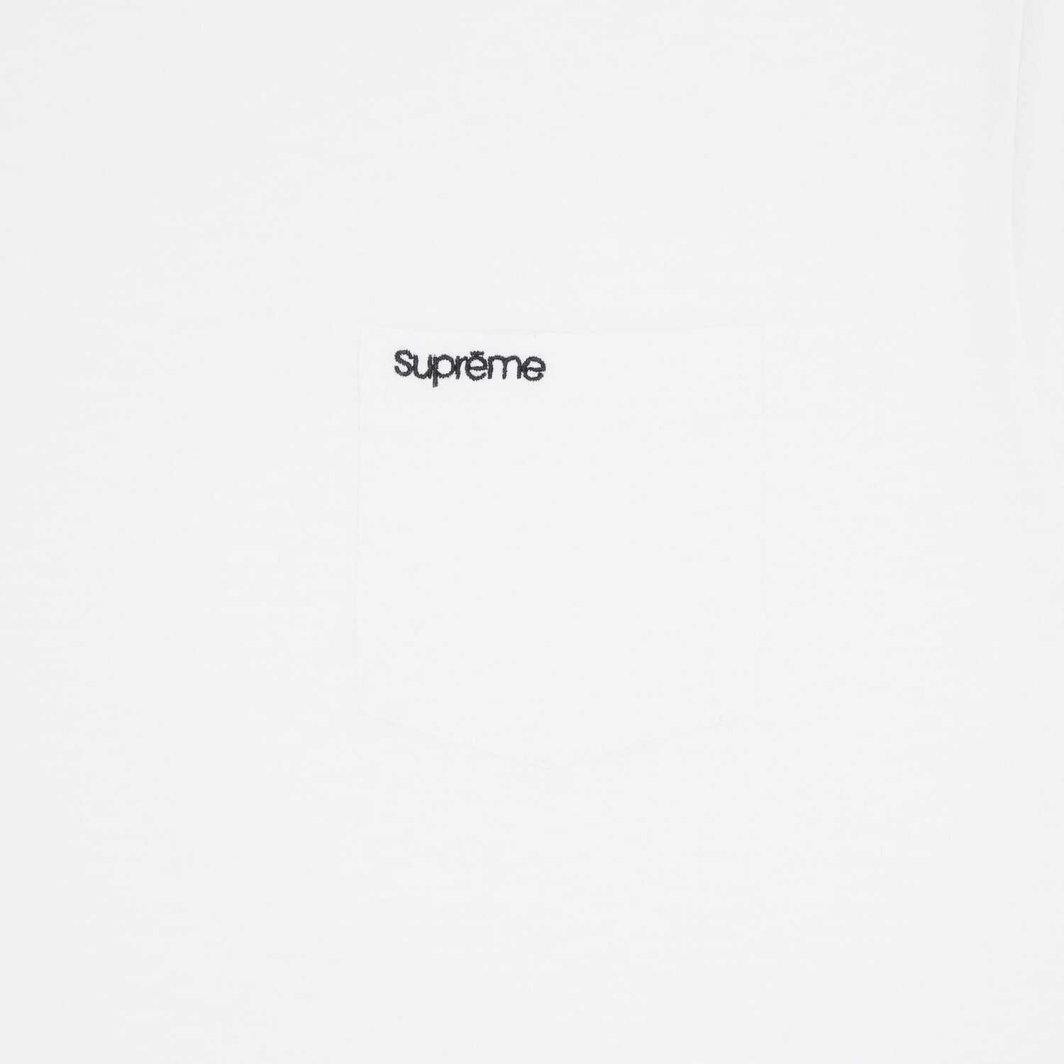 Футболка Supreme с короткими рукавами и карманами, цвет Белый — фото 2