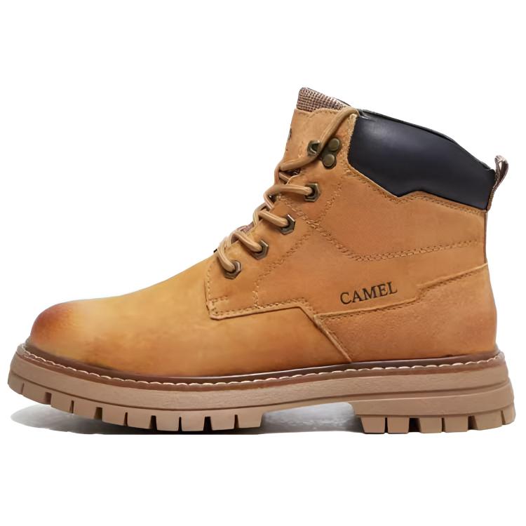 

Мужские короткие уличные ботинки Abrasion Resistant Height Increasing CAMEL, золото