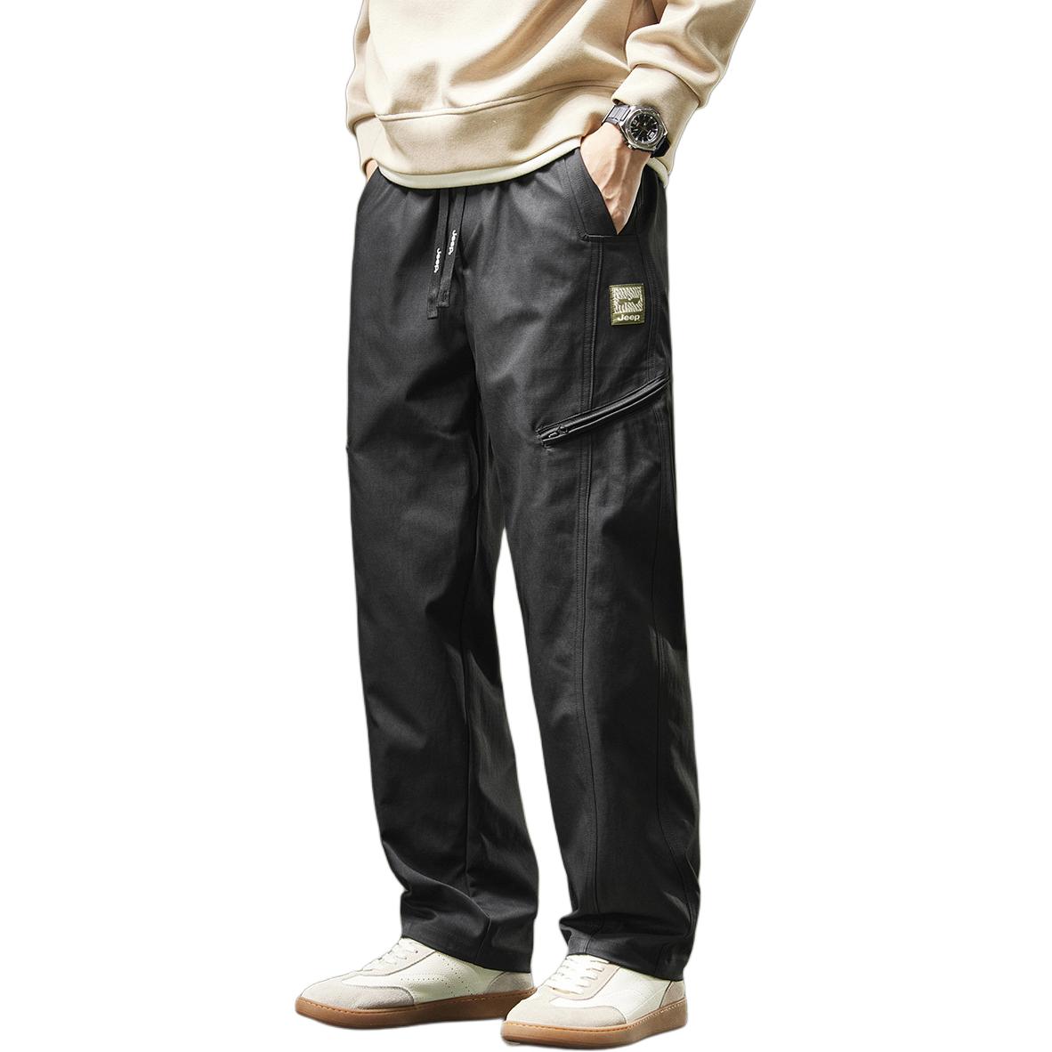 

Повседневные брюки Unisex Moderate Straight Fit Jeep, pure черный