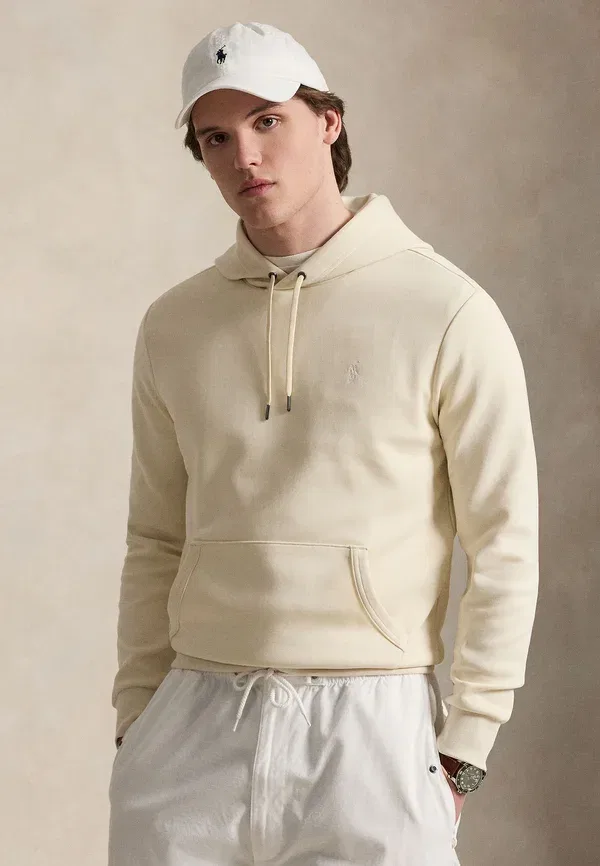 Толстовка с капюшоном двойной вязки Polo Ralph Lauren, кремовый
