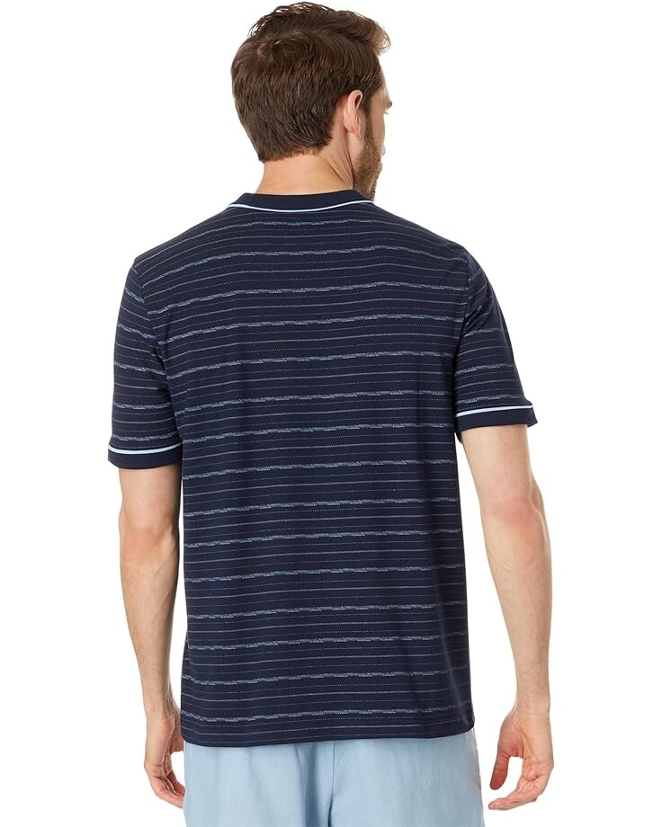 

Футболка Nautica Sustainably Crafted Striped T-Shirt, темно-синий