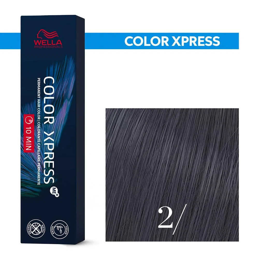 Краска для волос Wella Color Xpress 2/черный, 60 мл Wella Professionals — фото 2