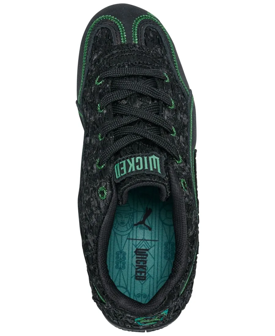 Кроссовки Wicked Little Girls Speed Cat OG 'Elphie' Casual от Finish Line Puma, черный, deep forest — фото 4